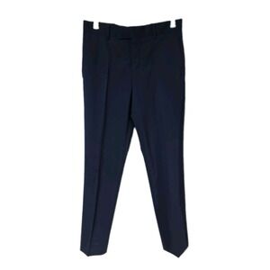 Louis Vuitton Rare Uniforms Mens Navy Slim HEMMED Trousers Size EU 44/US 28